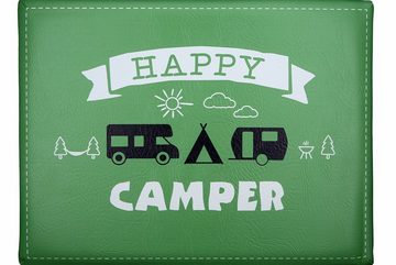 GILDE Sitzauflage Sitzpolster Happy Camper, wasserabweisend