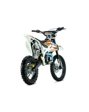 KXD Dirt-Bike 125ccm Dirtbike Pitbike 125cc Automatik 17/14 Zoll Enduro Cross Licht