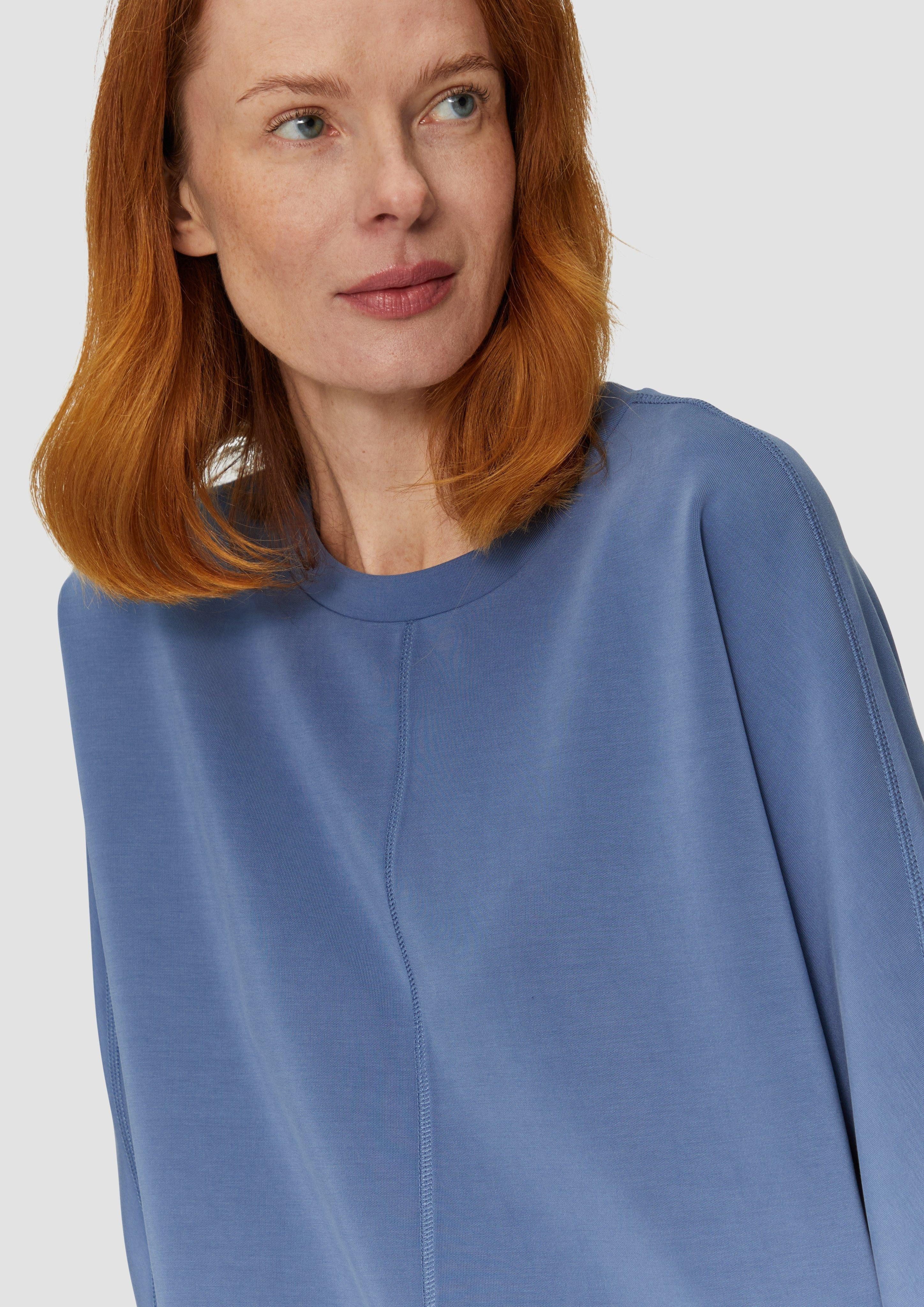s.Oliver Sweatshirt Sweatshirt aus Scuba mit günstig online kaufen