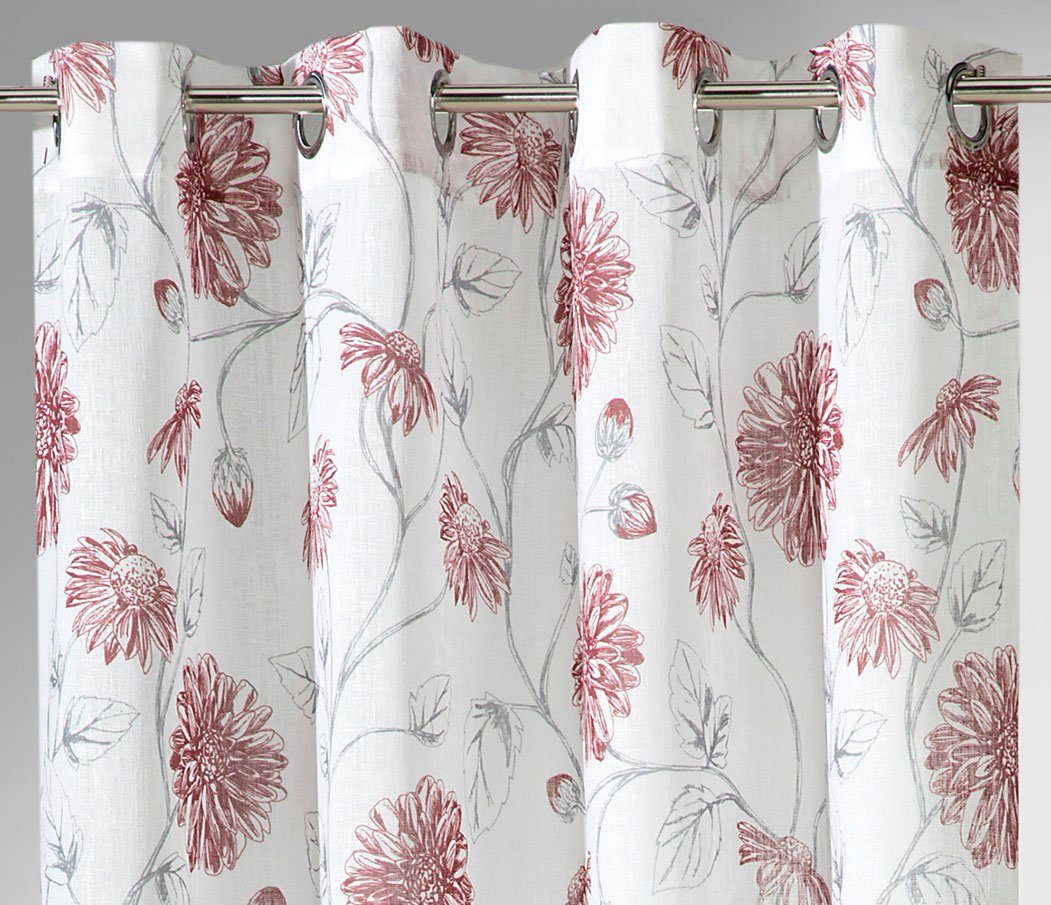 Weckbrodt Vorhang Dahlia, Ösen (1 St), günstig online kaufen