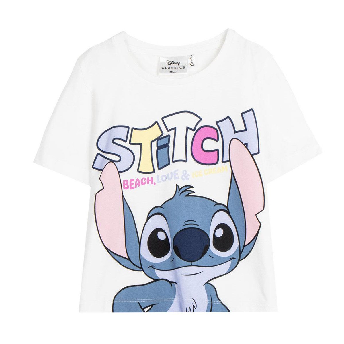 Lilo & Stitch T-Shirt - Kurzarmshirt Kinder Baumwollshirt Freizeit Sommer Kleidung (1-tlg)