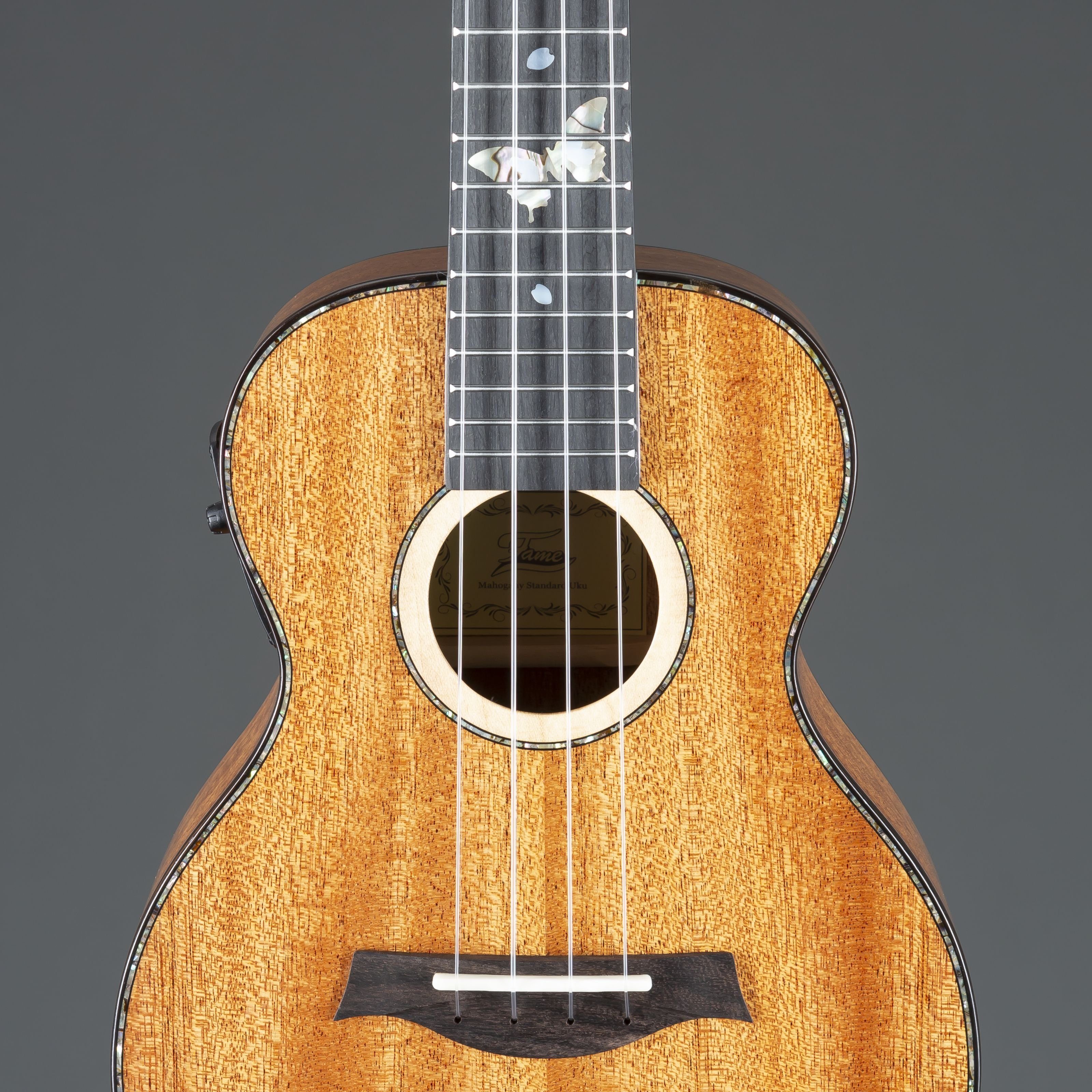 - FAME Standard Uke Mahogany Spielzeug-Musikinstrument, Ukulele Konzert