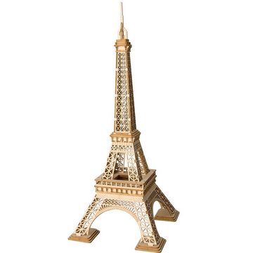 Robotime Modellbausatz Rolife Eiffelturm TG501 3D-Holzpuzzle 121 Teile