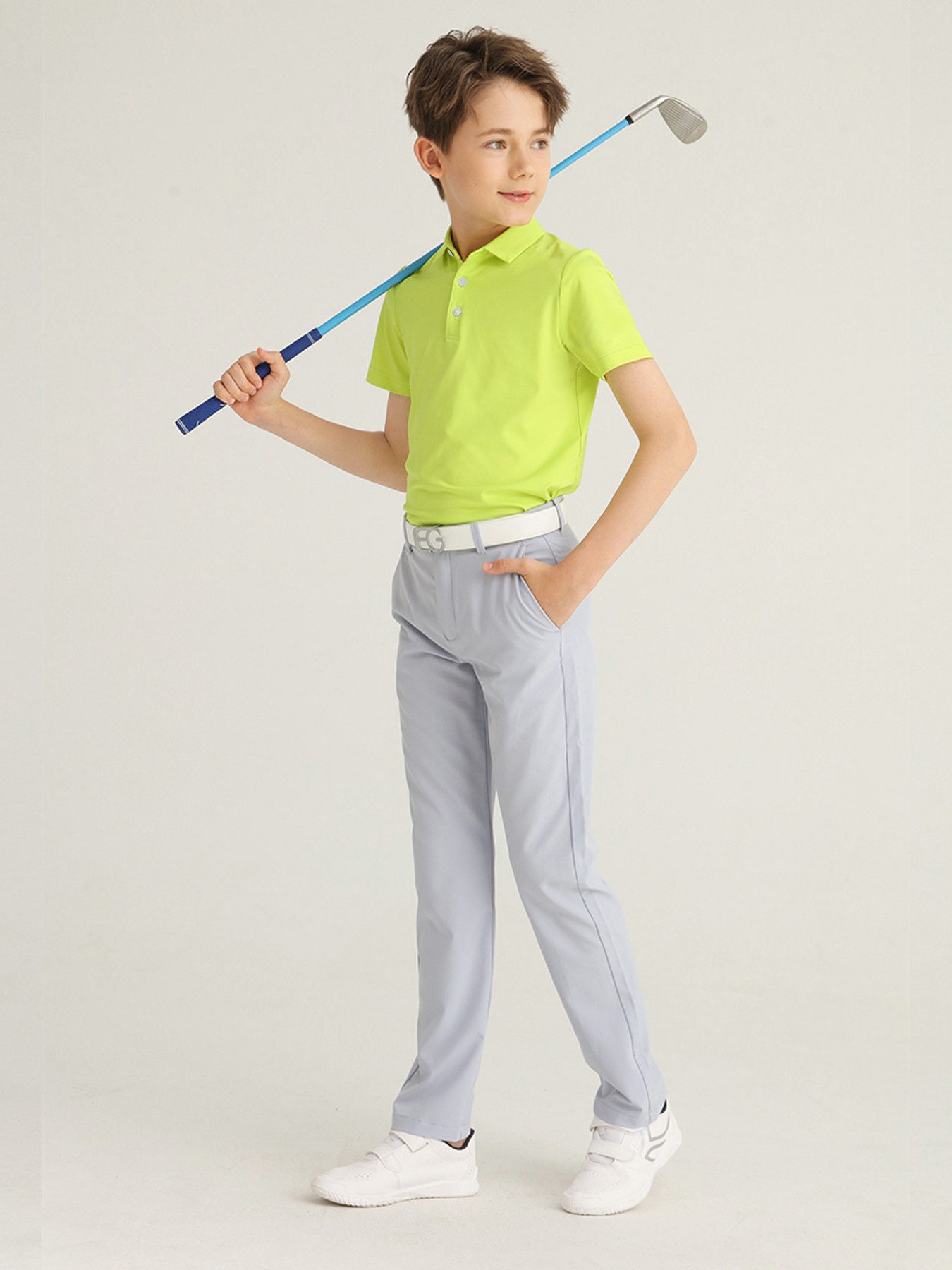 Poloshirt Kinder Golf Poloshirt Schnell trocknend Kurzarm Sport Freizeit