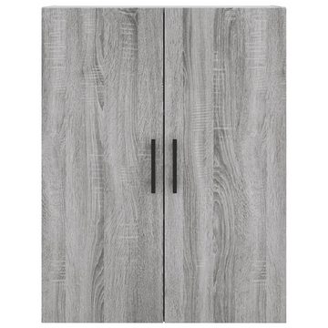 furnicato Sideboard Highboard Grau Sonoma 69,5x34x180 cm Holzwerkstoff