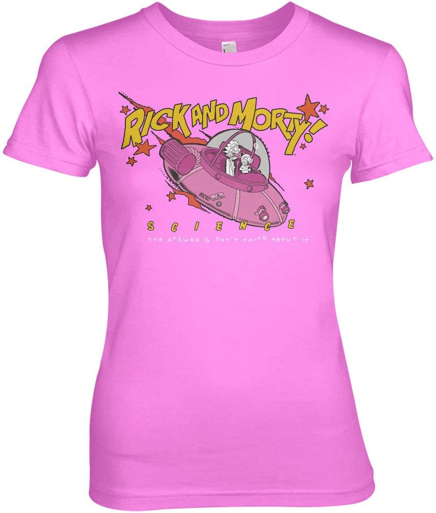 Rick and Morty T-Shirt Science Girly Tee