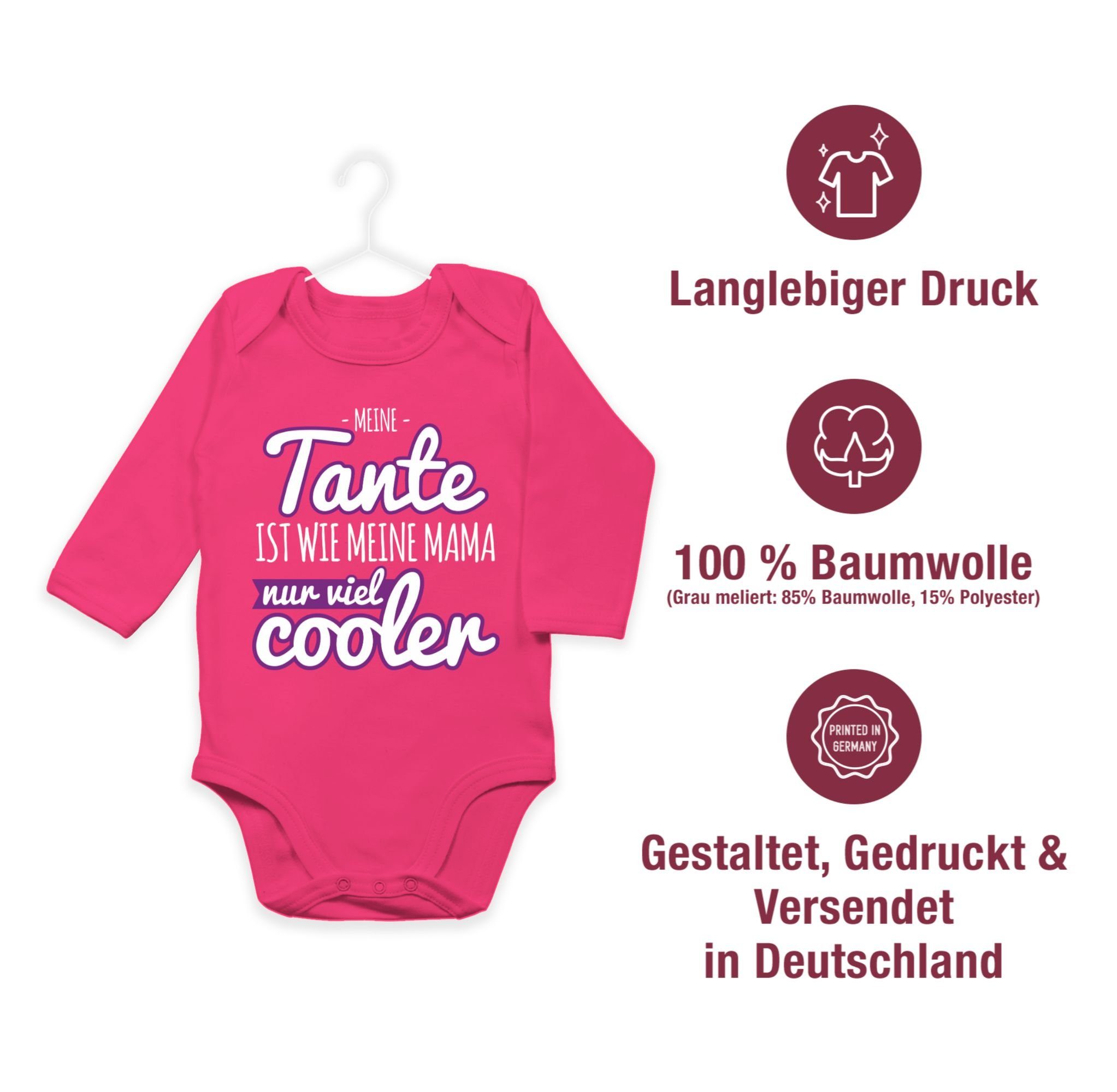 ist nur cooler wie Fuchsia lila Tante Shirtracer 1 Tante meine viel Meine Shirtbody Mama