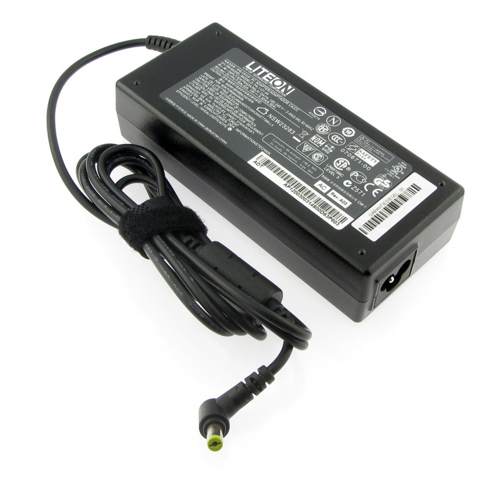 LITE-ON Original Netzteil, 19V, 6.3A für ACER Aspire 8951G Notebook-Netzteil (Stecker: 5.5 x 1.7 mm, Ausgangsleistung: 120 W)