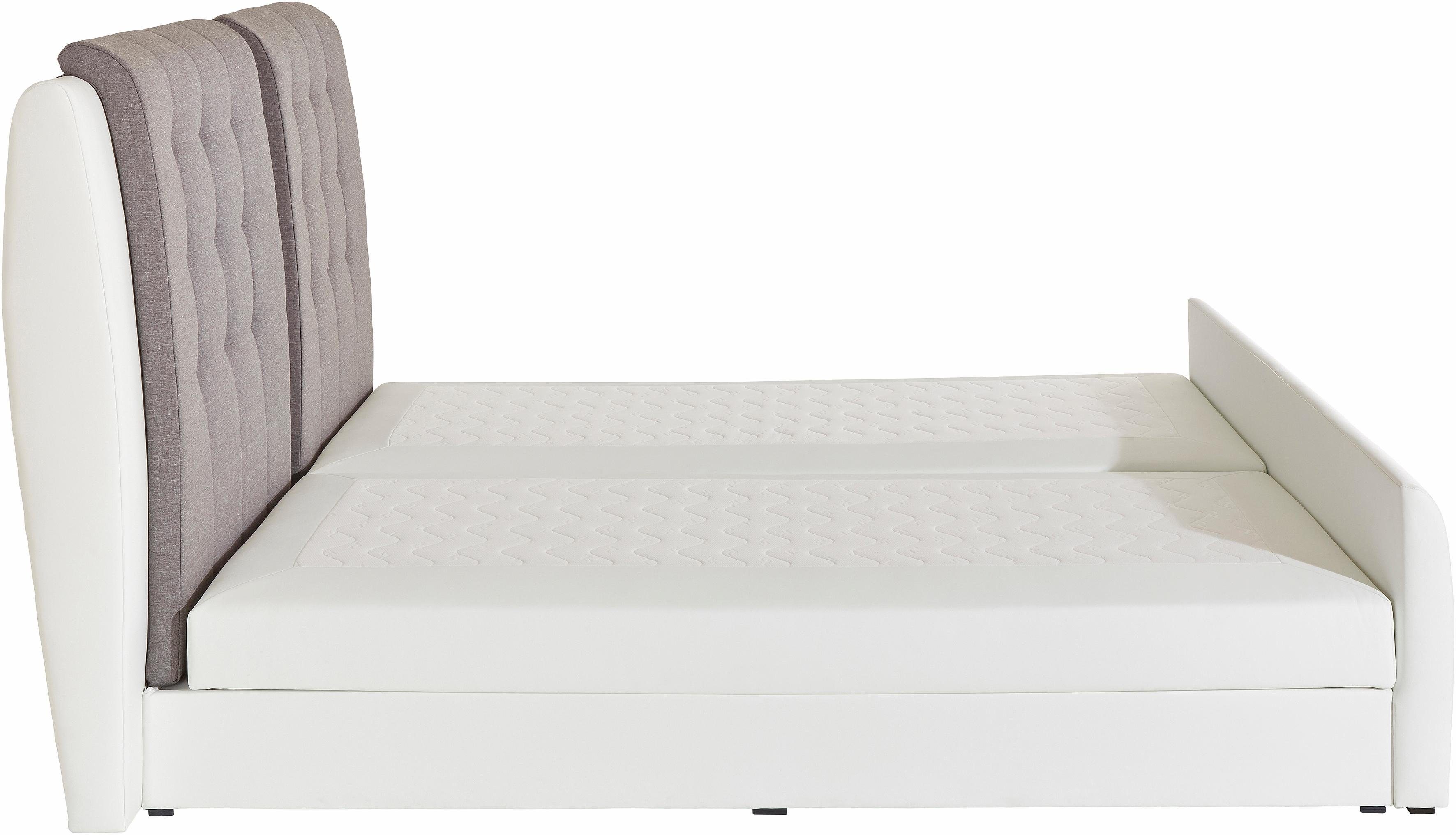 Boxspringbett RUBENE mit extra hohem Kopfteil 