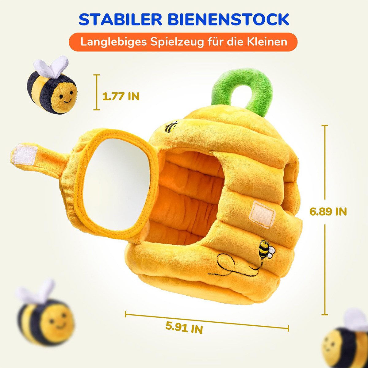 Novzep Lernspielzeug Plüschtier, Kinderspielzeug Bienenstock, Lernspielzeug günstig online kaufen