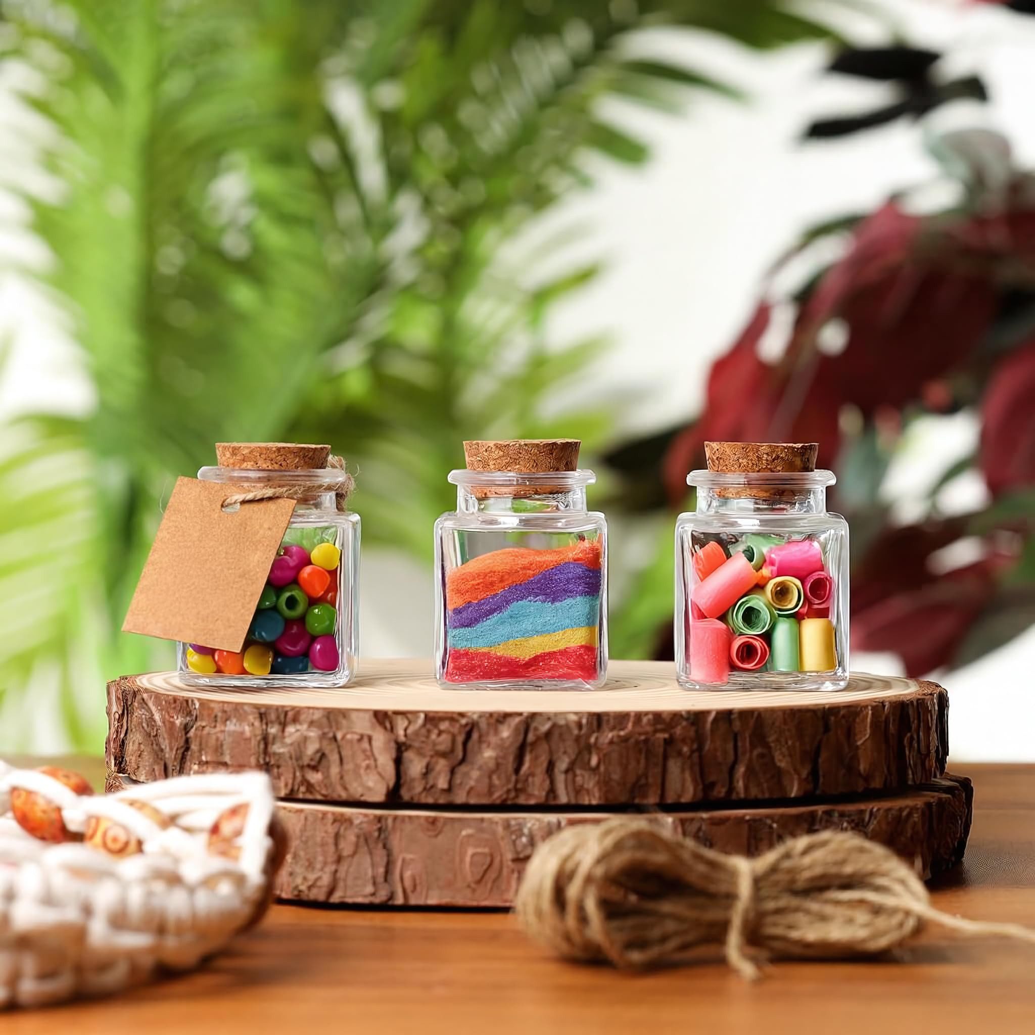 Belle Vous Organizer 15er Pack Kleine Flaschen zum Befüllen 50ml Flaschen m günstig online kaufen