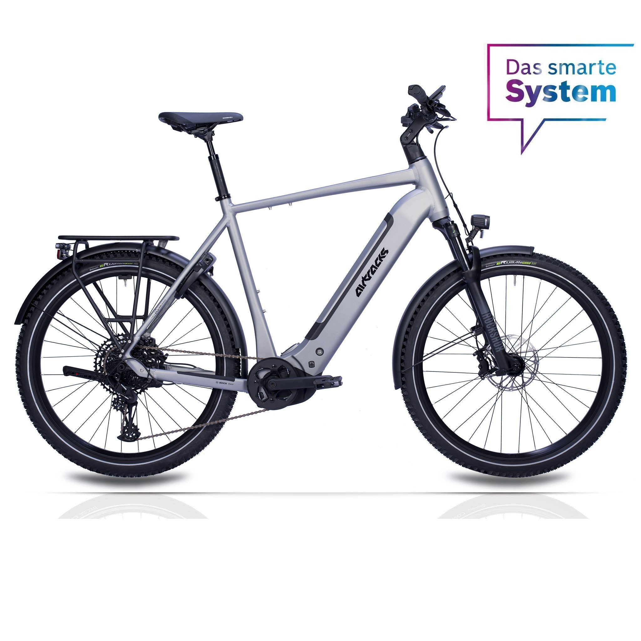 Airtracks E-Bike Trekkingrad 27,5" Herren E-BIKE SUV TERRA CX2 BOSCH PERFORMANCE LINE PX (Smart), 12 Gang SRAM SX EAGLE, Kettenschaltung, Mittelmotor, (Akku BOSCH POWERTUBE 600Wh Smart System), Display INTUVIA 100 - Größen 52cm 56cm 60cm Mod. 2026