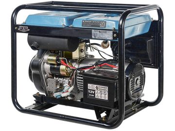 Könner & Söhnen Stromerzeuger KS 8100HDE-1/3 ATSR, 6,50 in kW, (4-Takt Diesel Stromerzeuger 14PS mit Vorwärmer, 1-tlg., Automatischer Spannungsregler, 6500/5300 Watt), 1x16A(400V)/1x32A(230V) für privaten und gewerblichen Gebrauch