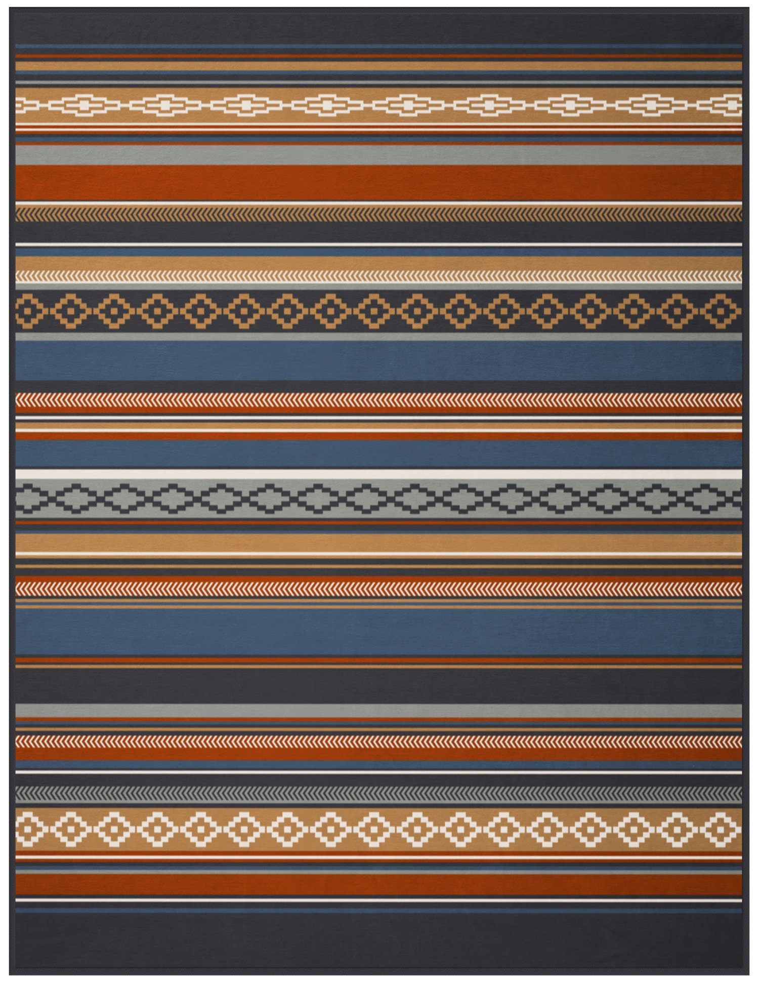 Wohndecke Adventure, Ethno-Decke in 150x200 cm, Biederlack, Decke aus Baumwollmischgewebe, Made in Germany