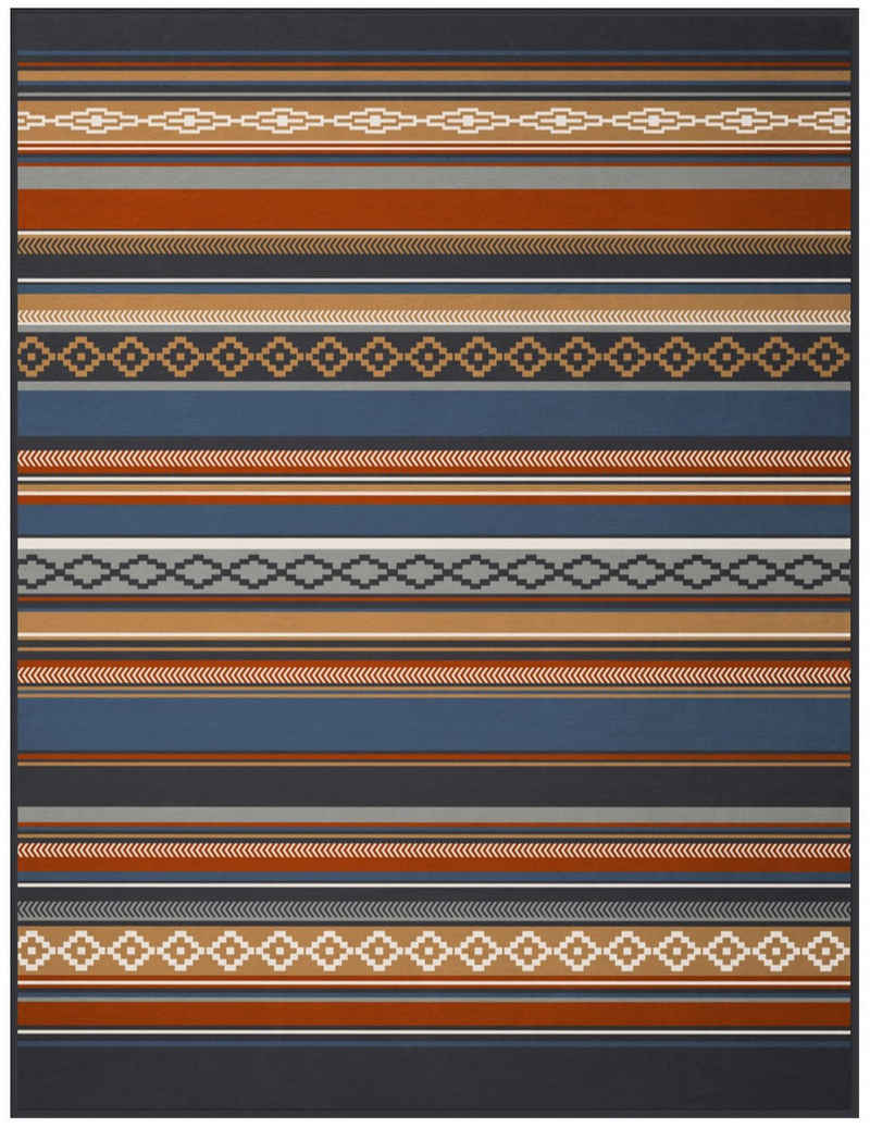 Wohndecke Adventure, Ethno-Decke in 150x200 cm, Decke aus Baumwollmischgewebe, Biederlack, Made in Germany
