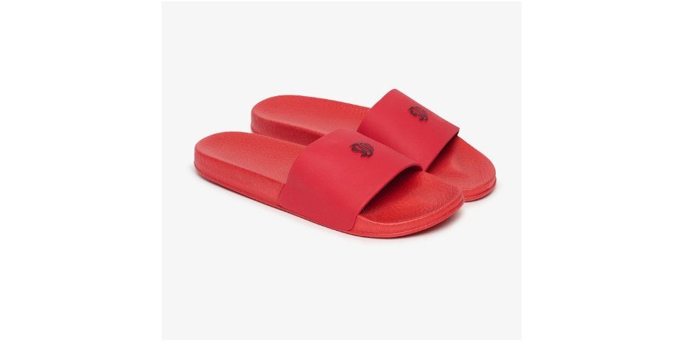 Superdry SD & CO POOL SLIDE FLARE RED/BLACK Sandale
