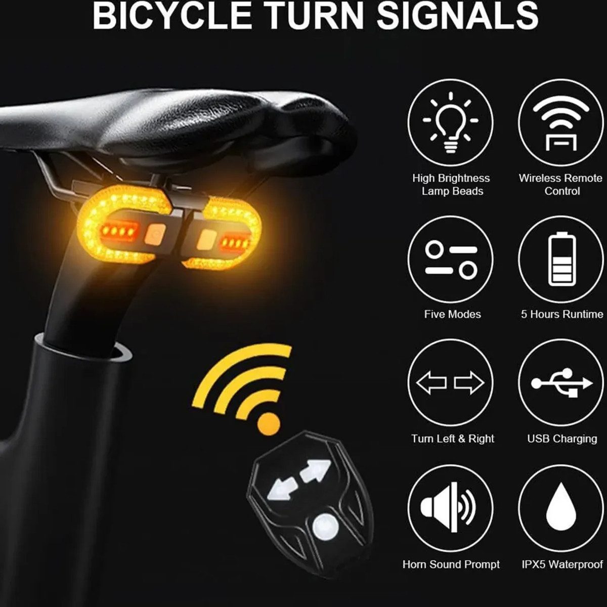 Novzep LED Außen-Stehlampe LED Fahrradblinker vorne günstig online kaufen