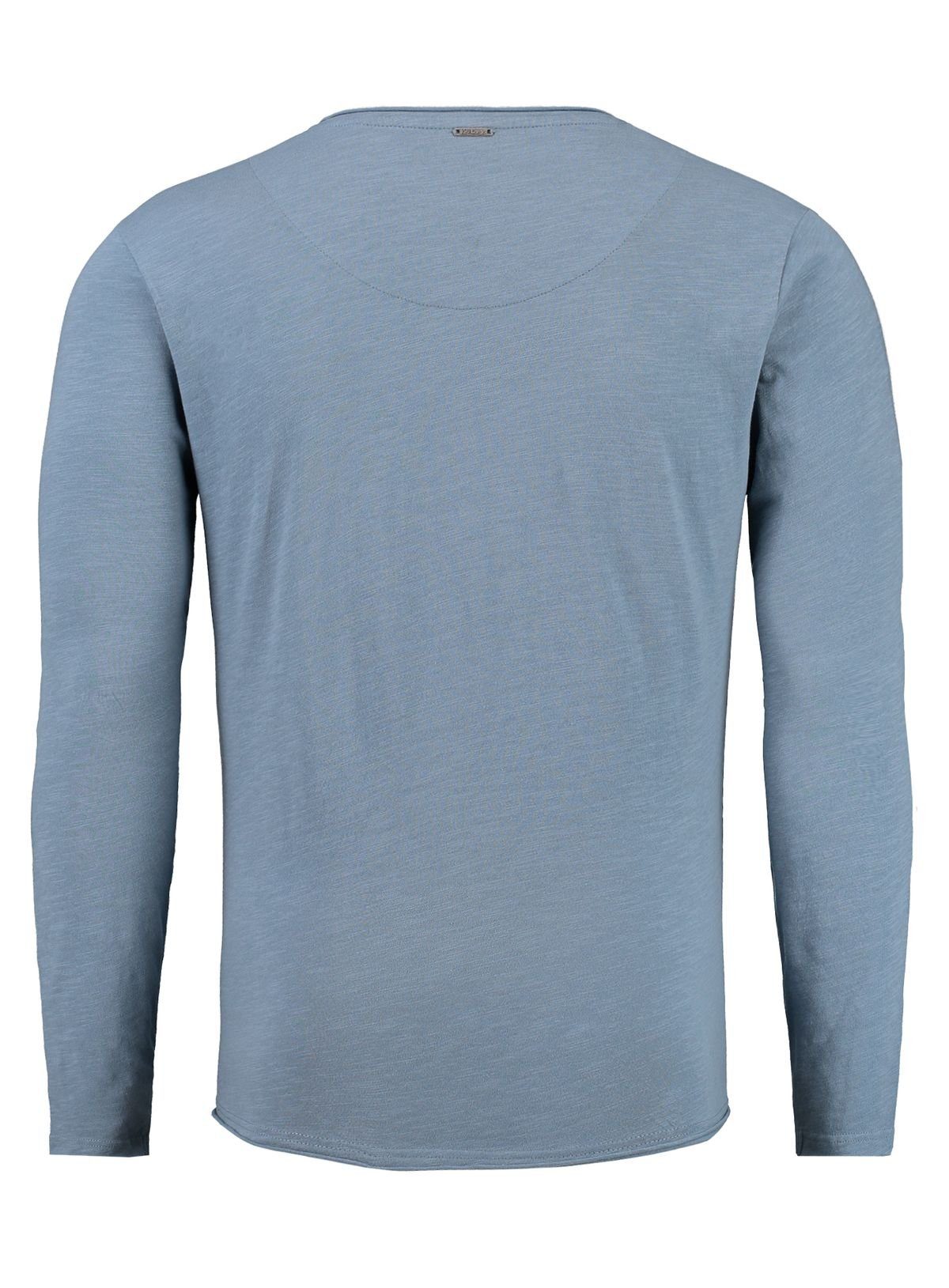 Key Largo Henleyshirt Ginger vintage Look uni Basic MLS00038 mit Knopfleist günstig online kaufen
