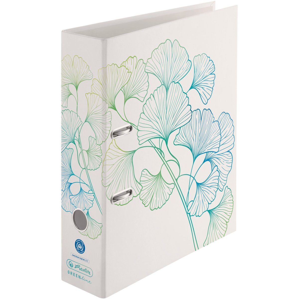 Herlitz Aktenordner Motivordner maX.file A4 8cm Greenline Ginko