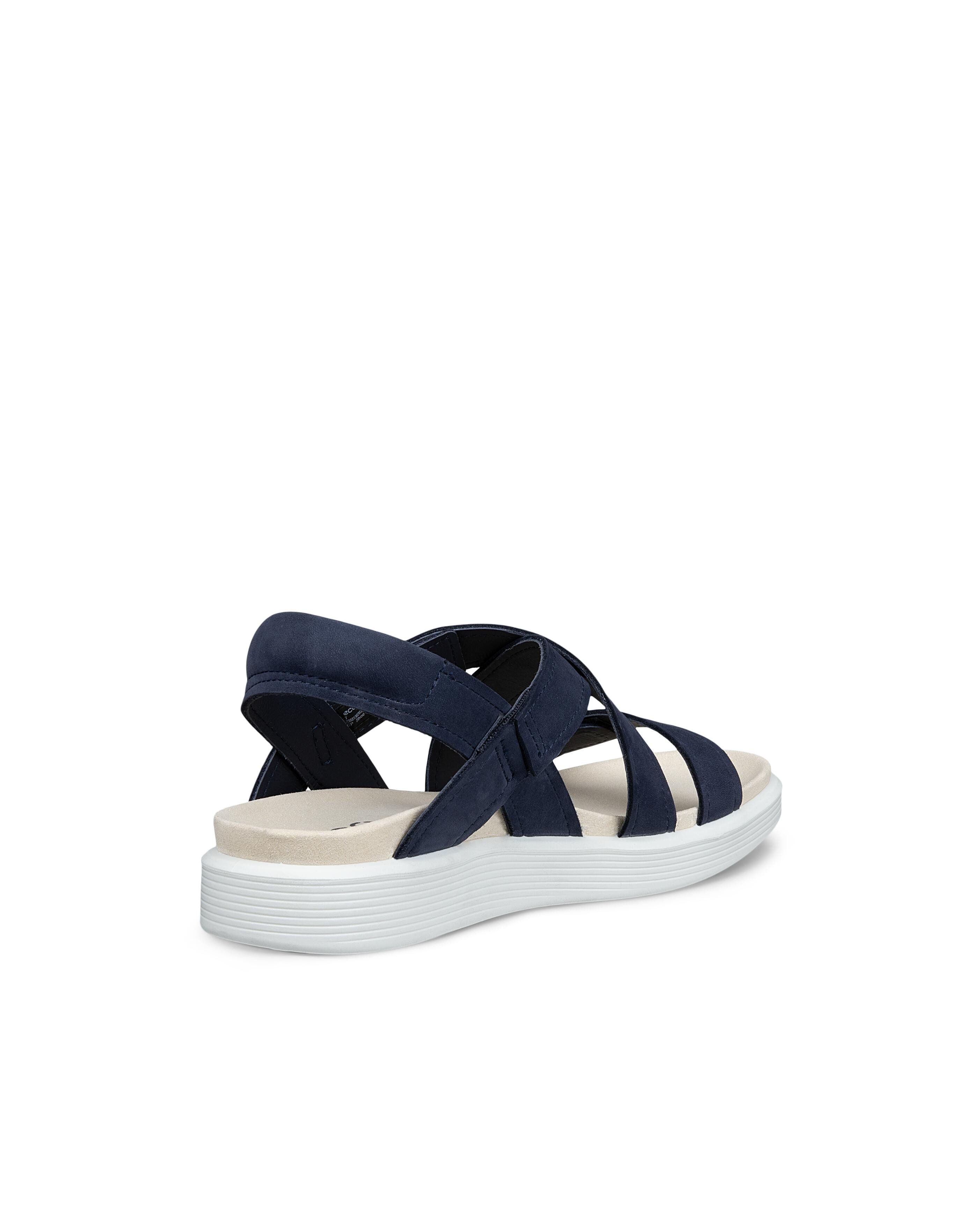 Ecco SOFT SANDAL W CROSS STRAP Sandale Riemchensandale, Sommerschuh mit praktischem Klettverschluss