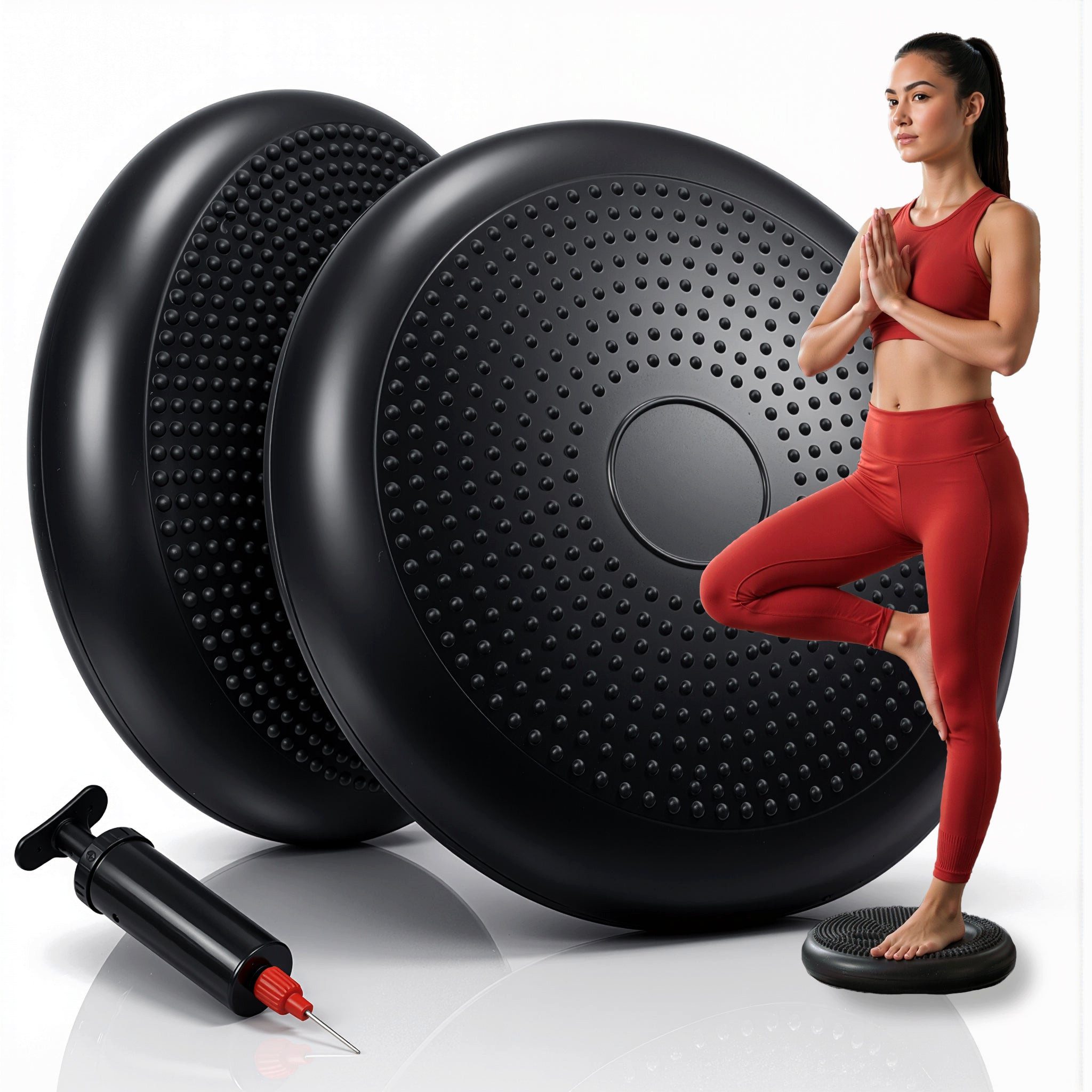 Active Peak Balancetrainer Balance Ballsitz-Kissen mit Luftpumpe