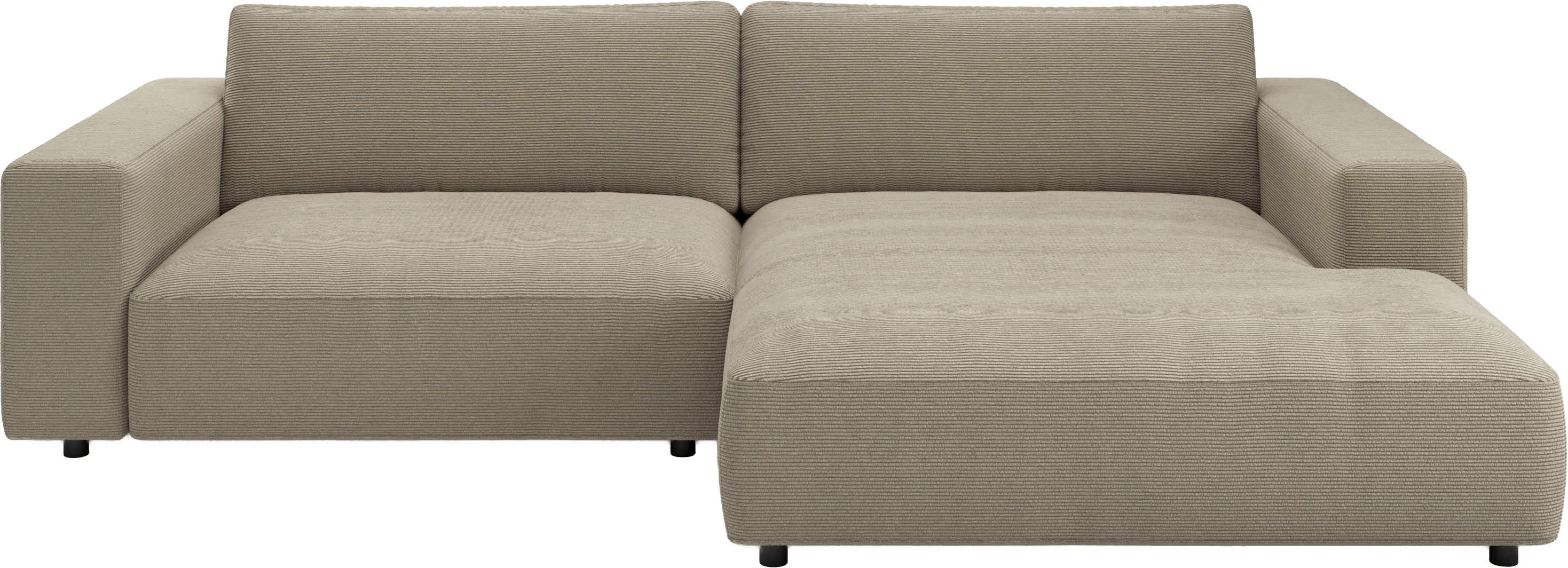 Musterring Ecksofa MR LUCIA, Charakterstarker Lounge-Komfort von Musterring, XXL-Longchair, erstklassige Kammerkissen & zeitloser Look