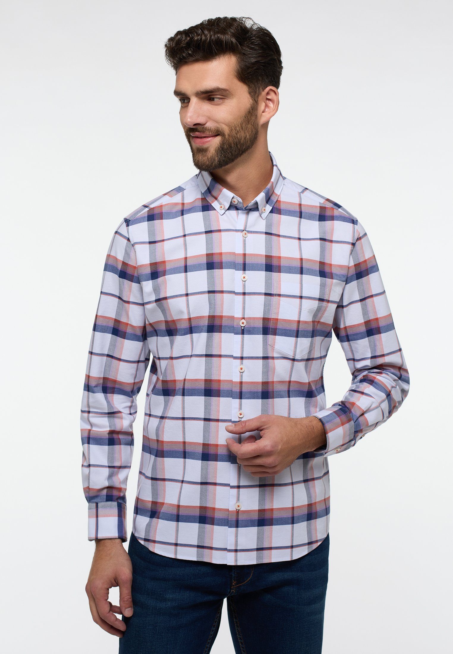 Eterna Langarmhemd MODERN FIT günstig online kaufen
