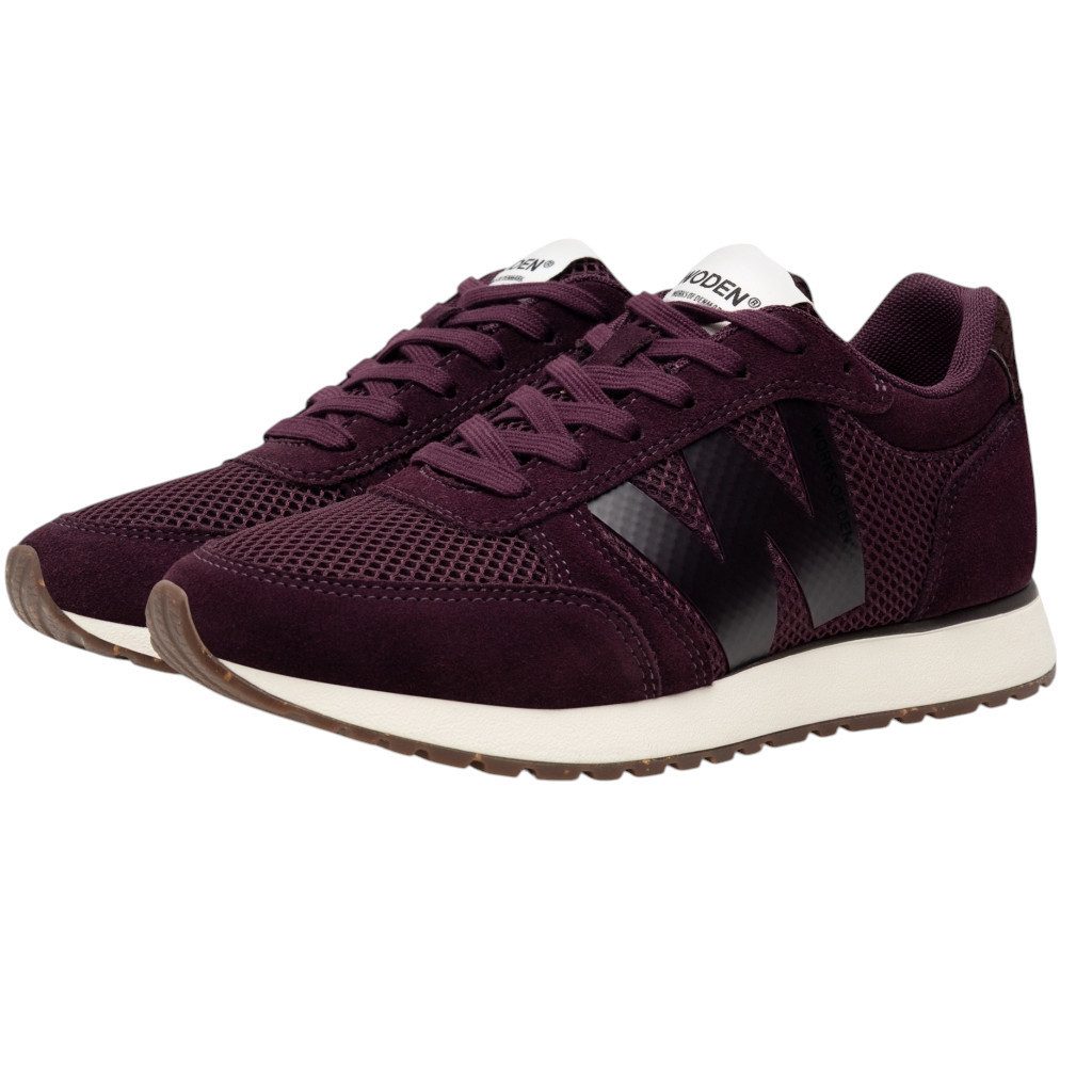 WODEN Ronja Icon (Veloursleder/Mesh) cherryrot Damen Sneaker