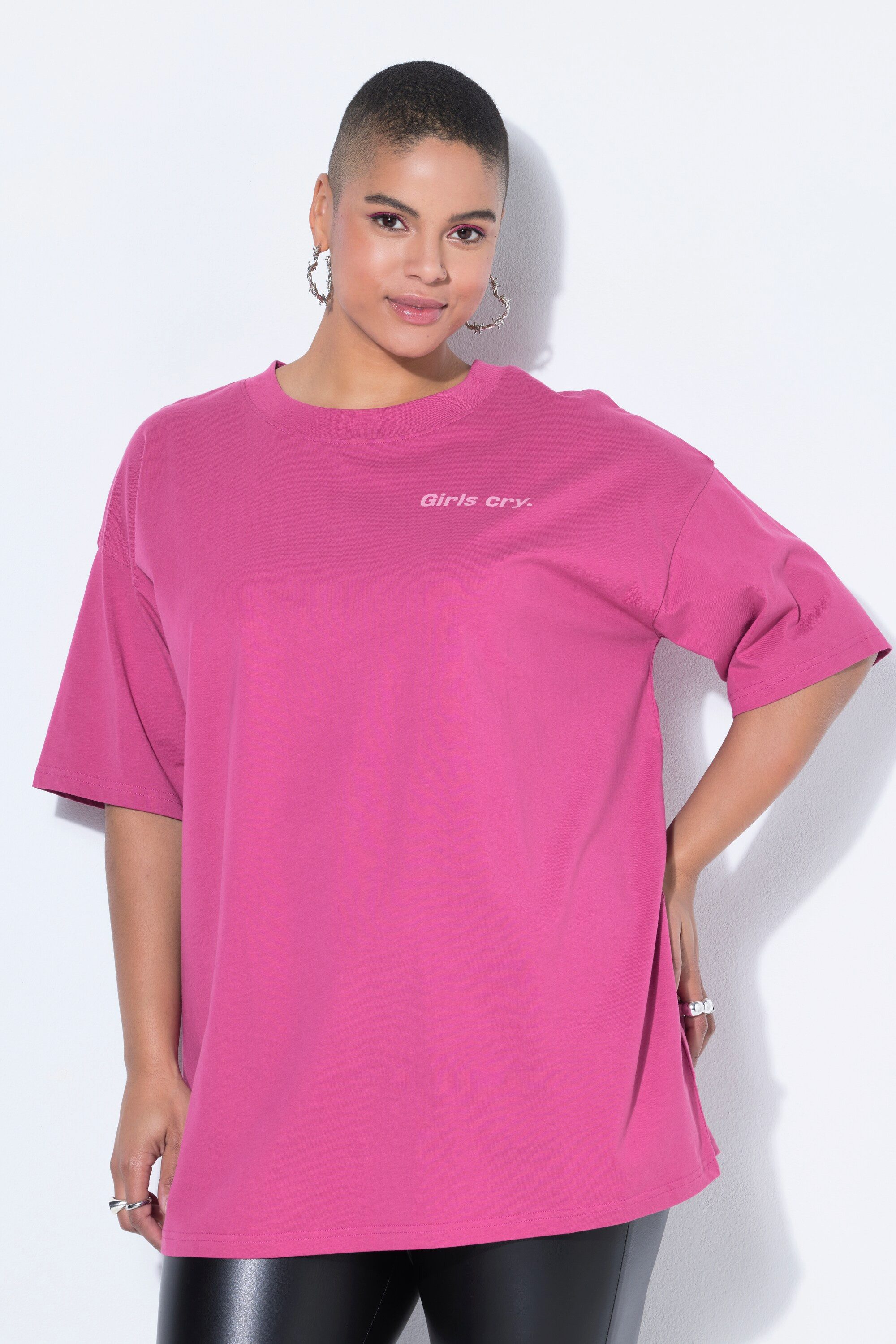 T-Shirt T-Shirt oversized Bogen Writingprint