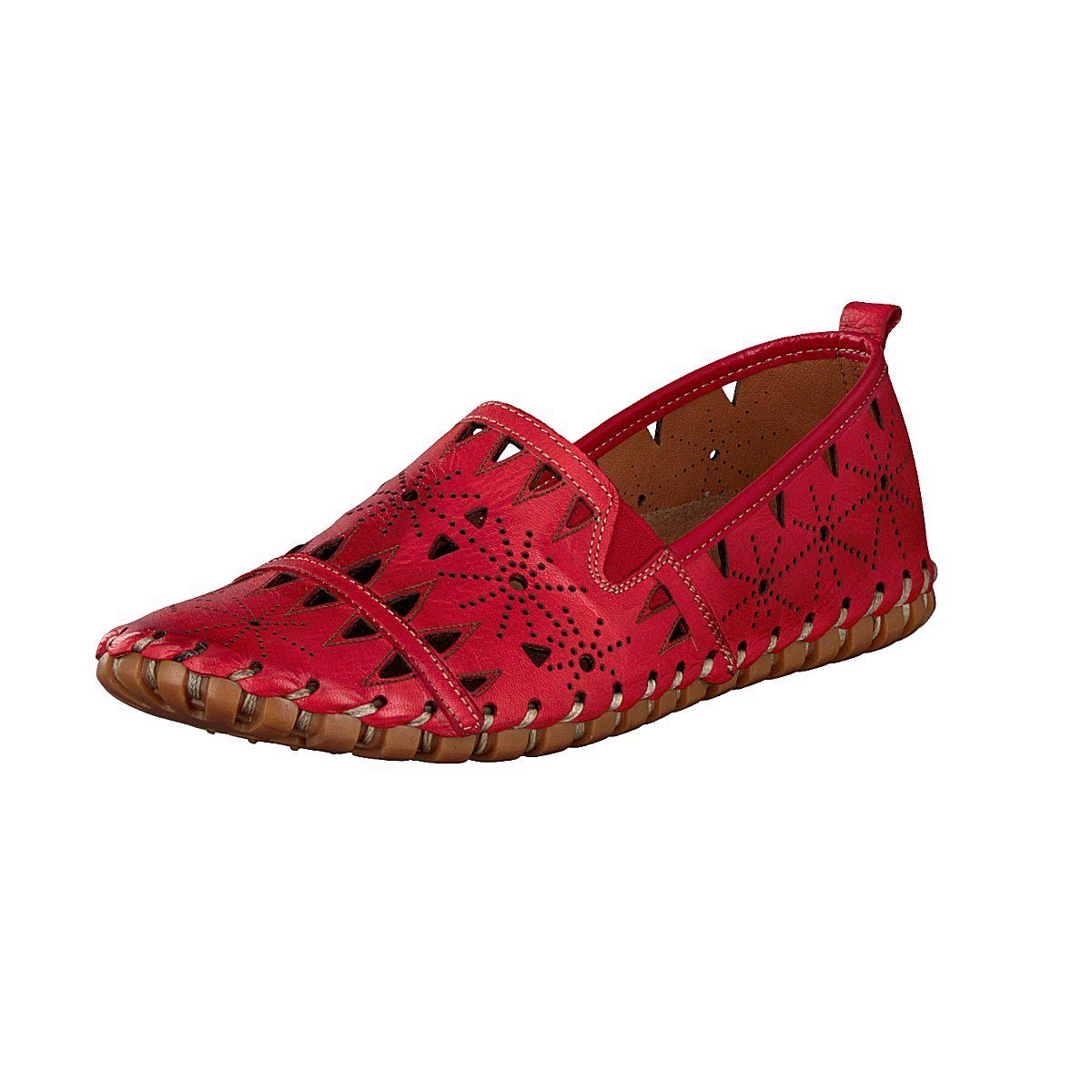 Gemini Damen Ballerina rot