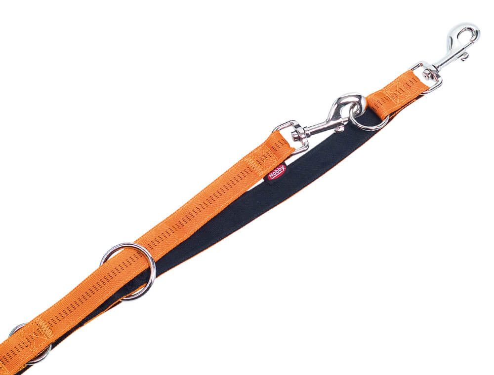 Nobby Hundeleine Führleine "Soft Grip", orange, L-XL