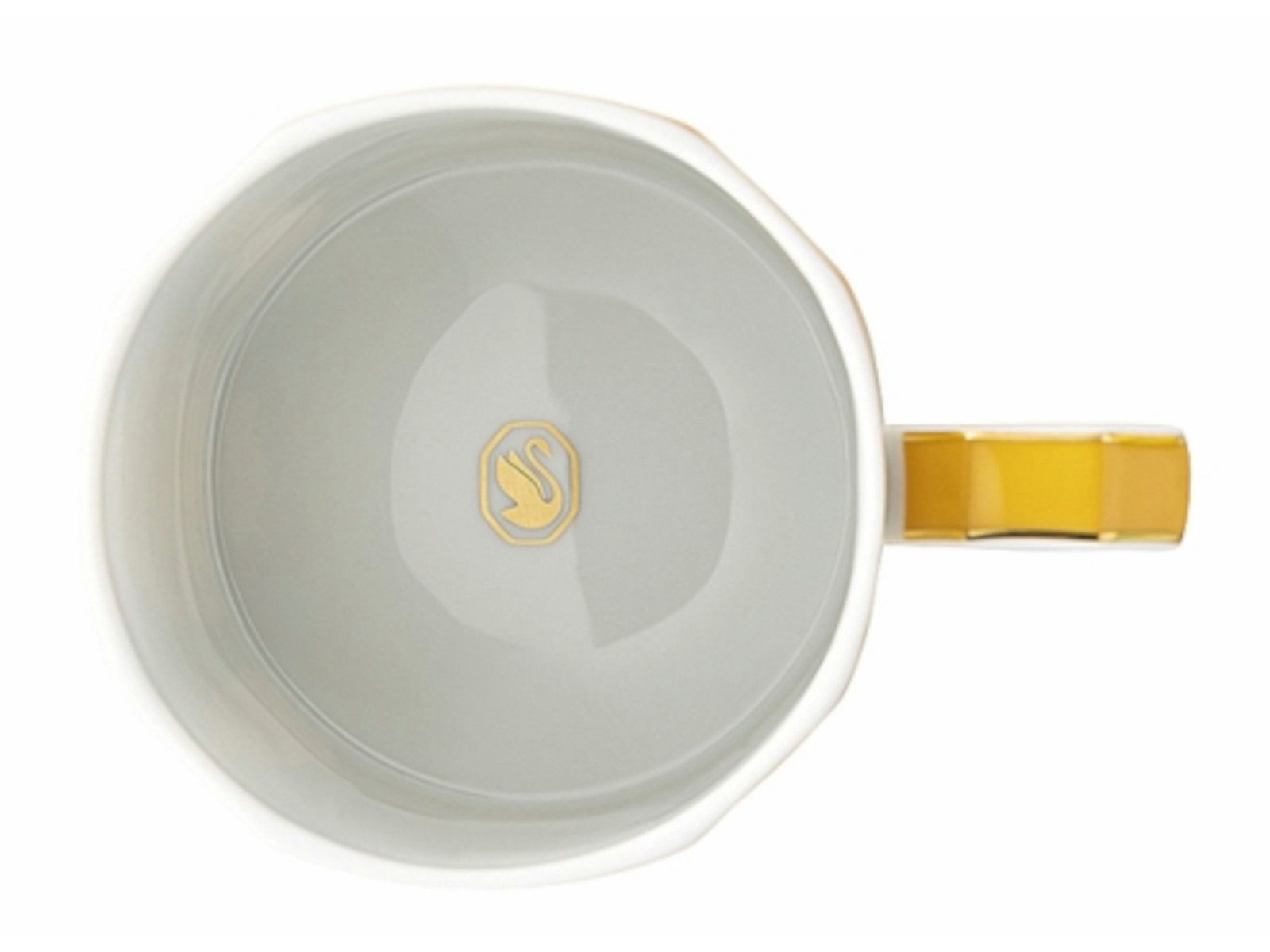 Swarovski Becher Signum Jonquil Becher mit Henkel 390 ml, Porzellan, Tassen