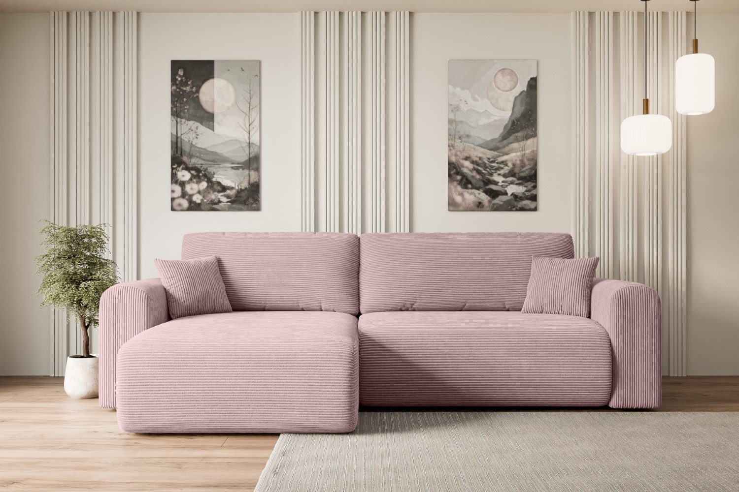 ALTDECOR Ecksofa ORRO-L, Couch mit Schlaffunktion, günstig online kaufen