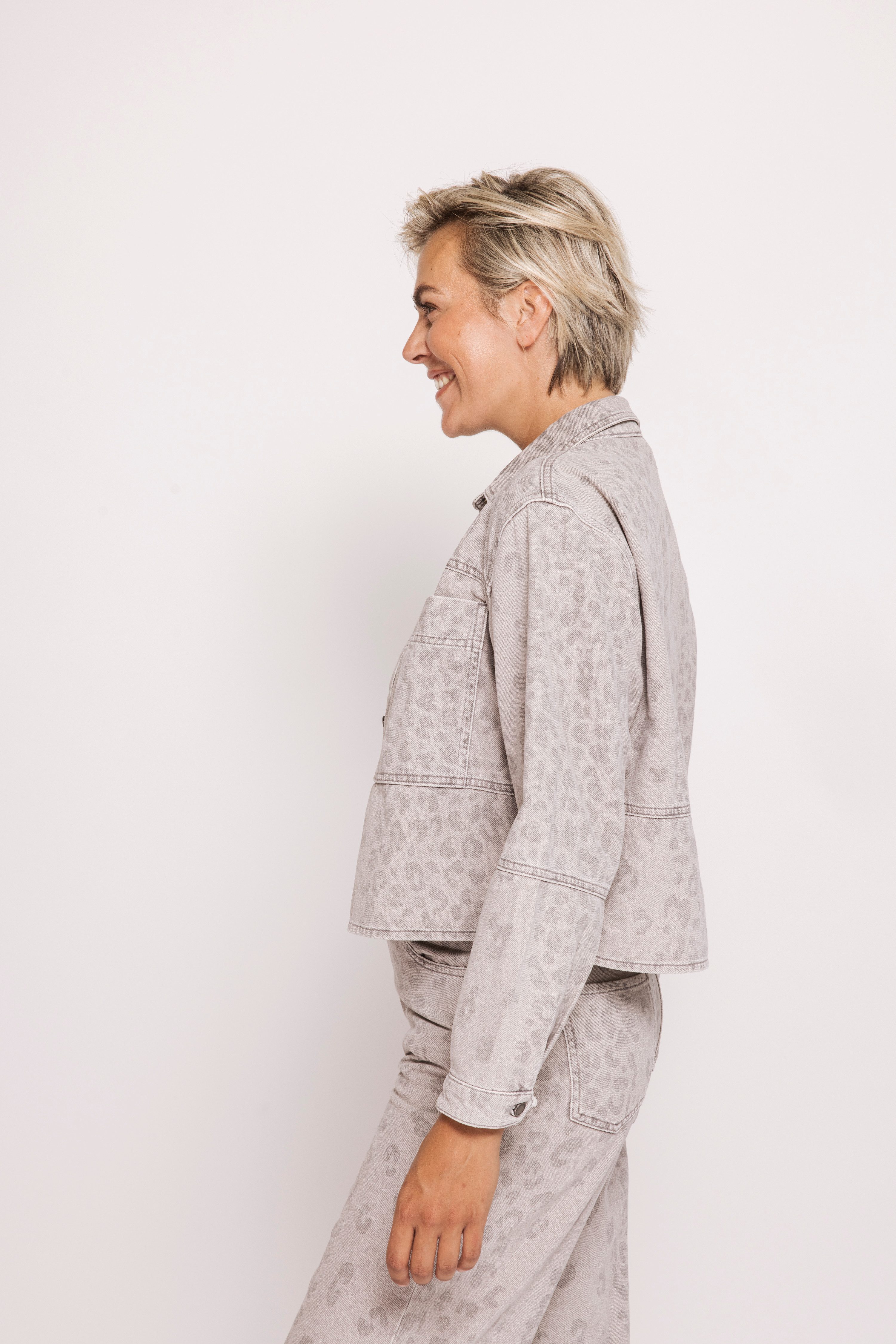 Zhrill Blouson ZHLOUIE mit Animal-Print