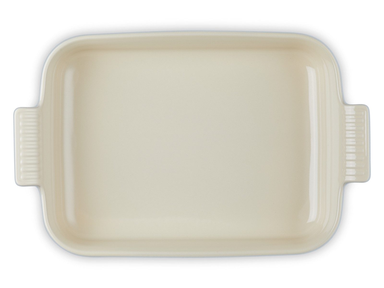 LE CREUSET Auflaufform Auflaufform Tradition rechteckig perlgrau 32cm, Steinzeug