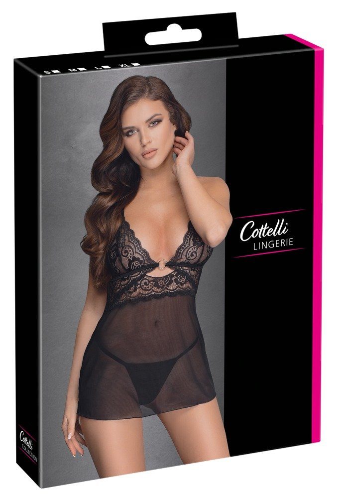 Cottelli LINGERIE Nachthemd Cottelli LINGERIE - Babydoll Ring Set - (L,M,S,XL)