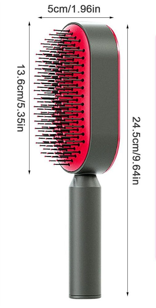 ziepen Haarbürste, Massage Tragbarer 1-tlg., Airbag Haarbürsten Haarbürste langes für Entwirrende L.Ru UG ohne Haar Haarbürste Haarbürste Comb Luftkissen,