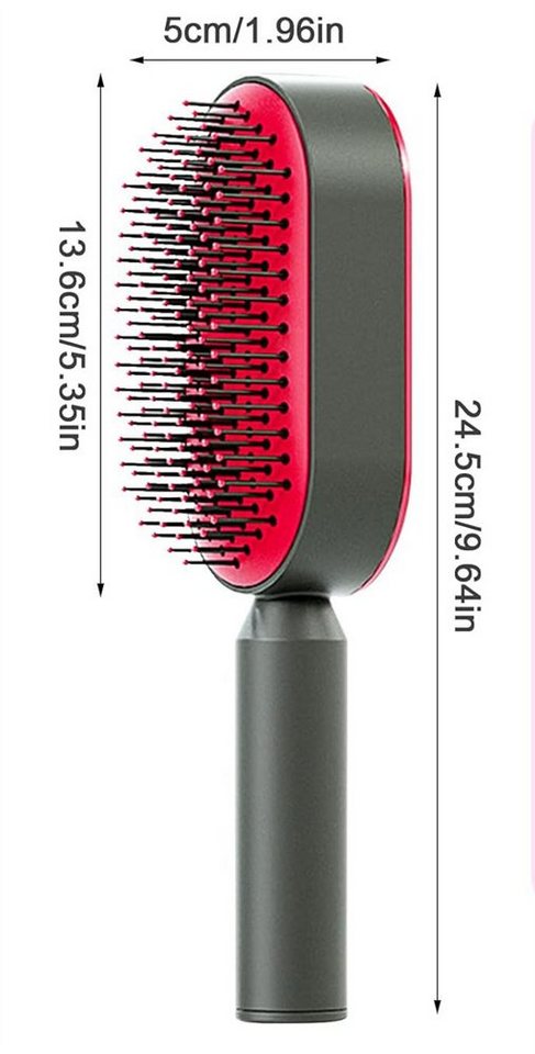 L.Ru UG Haarbürste Haarbürste Entwirrende Haarbürsten für langes Haar  Luftkissen, 1-tlg., Airbag Massage Comb Tragbarer Haarbürste, Haarbürste  ohne ziepen
