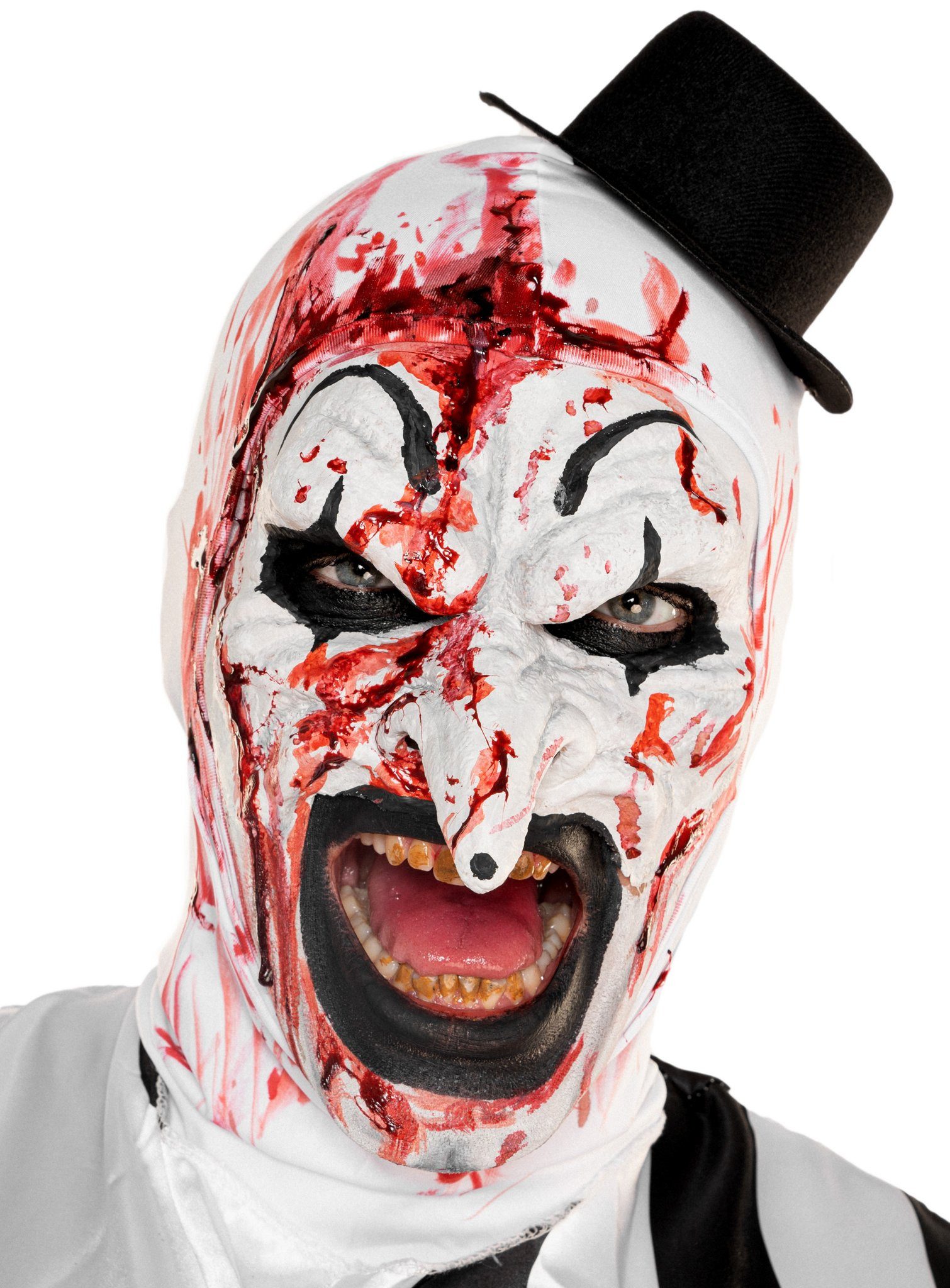 Maskworld Theaterschminke Make-up Set Terrifier Art Horrorclown, Halloween Schminkset mit optimal aufeinander abgestimmten Komponenten