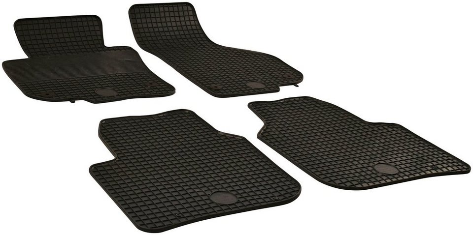 WALSER Passform-Fußmatten (4 St), für Skoda Superb Kombi, Schrägheck, für  Skoda Superb II (3T4, 3T5) 03/2008-05/2015