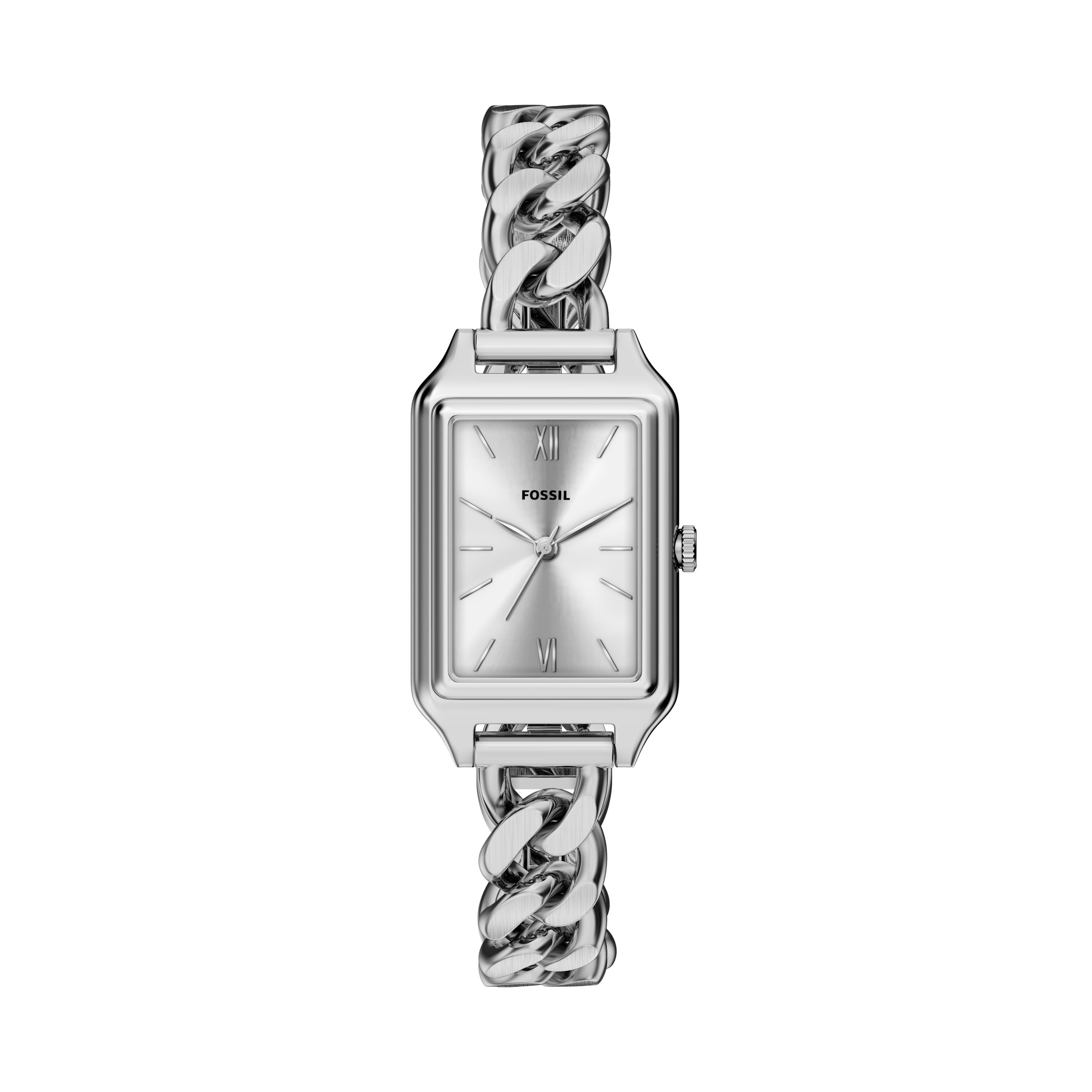 Fossil Raquel ES5477, Armbanduhr, Damenuhr, Edelstahlarmband, analog