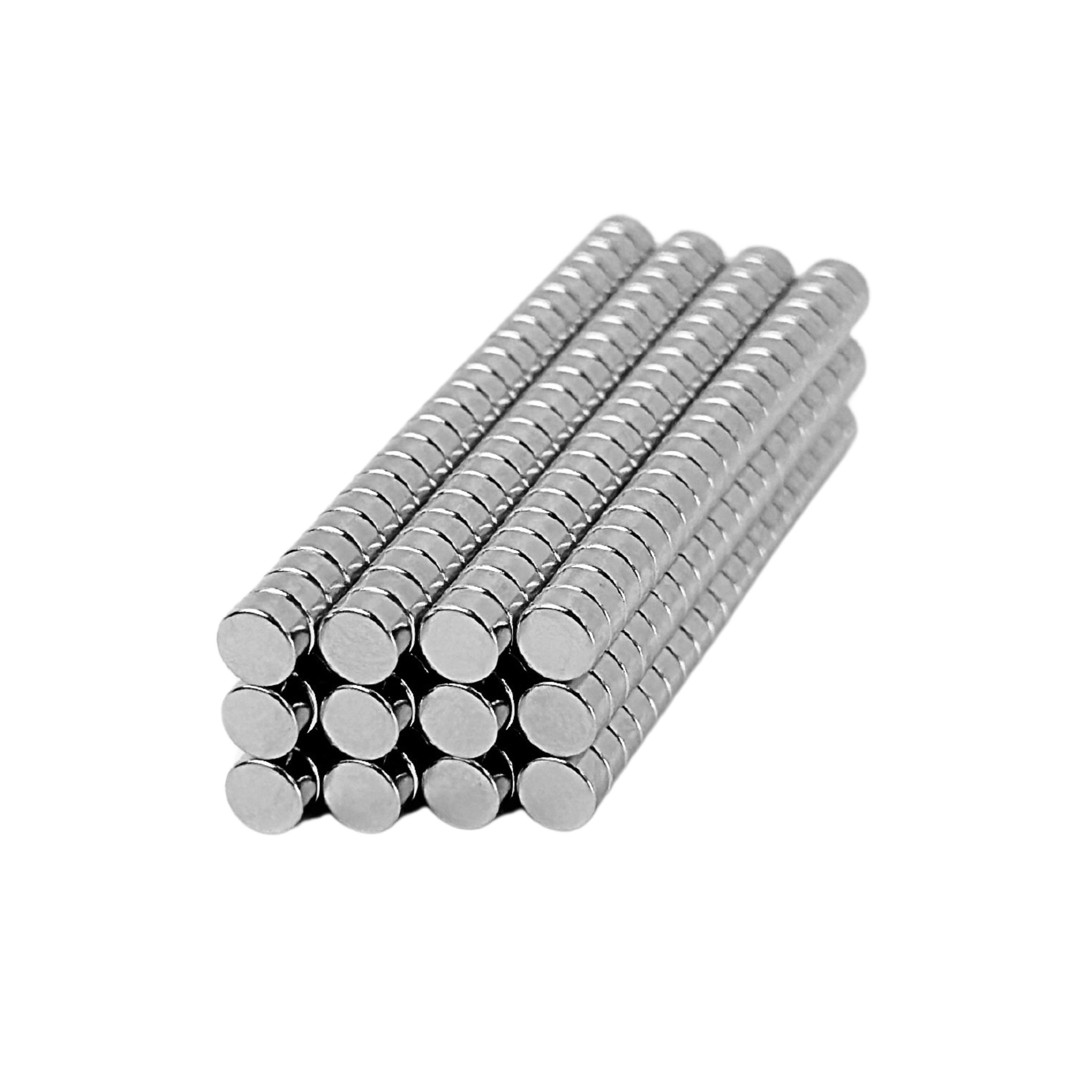 MaajeeKuto Magnet Neodym Magnet Ø 4 x 2mm Supermagnete hohe Haftkraft Scheibenmagnet (10-St)