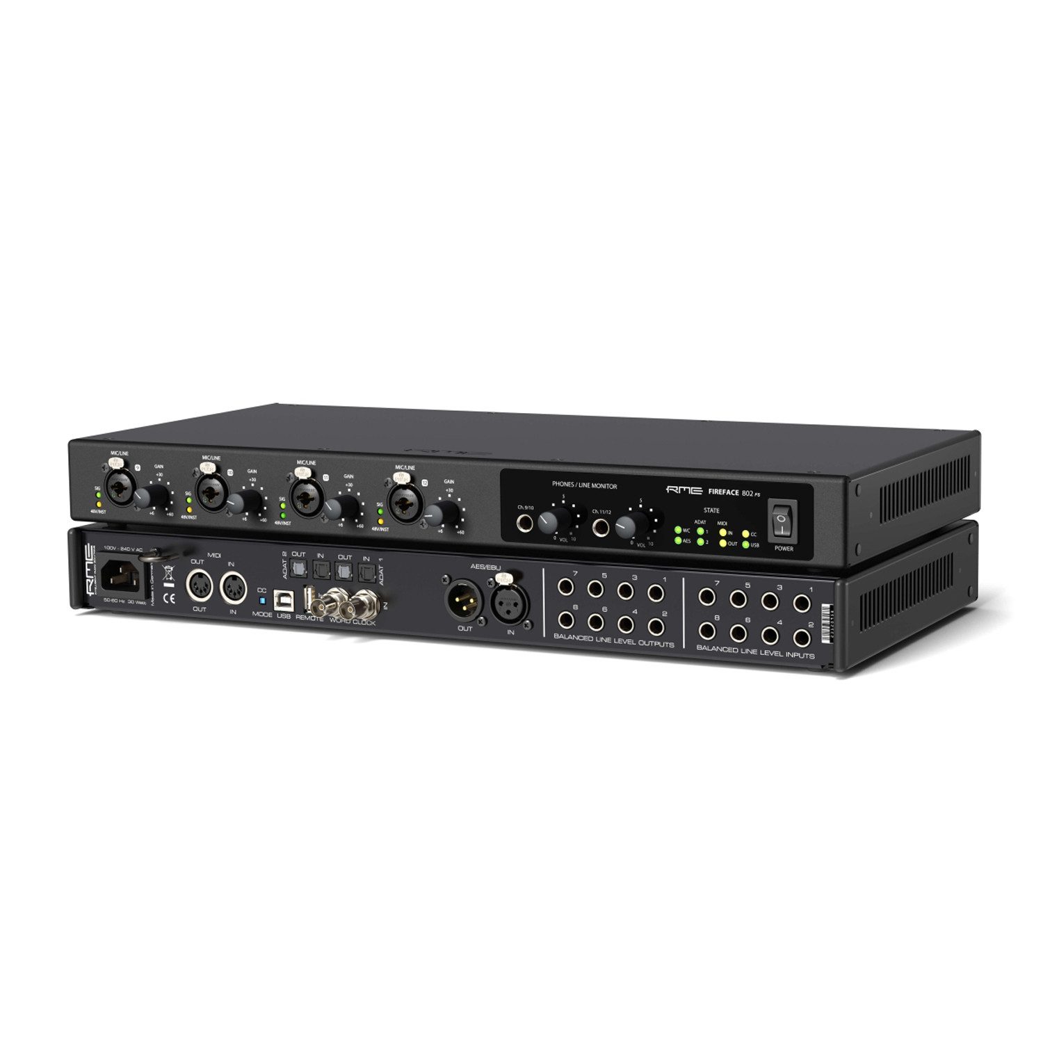 RME Audio RME Audio Interface Fireface 802 FS AE Sonderedition Digitales Aufnahmegerät