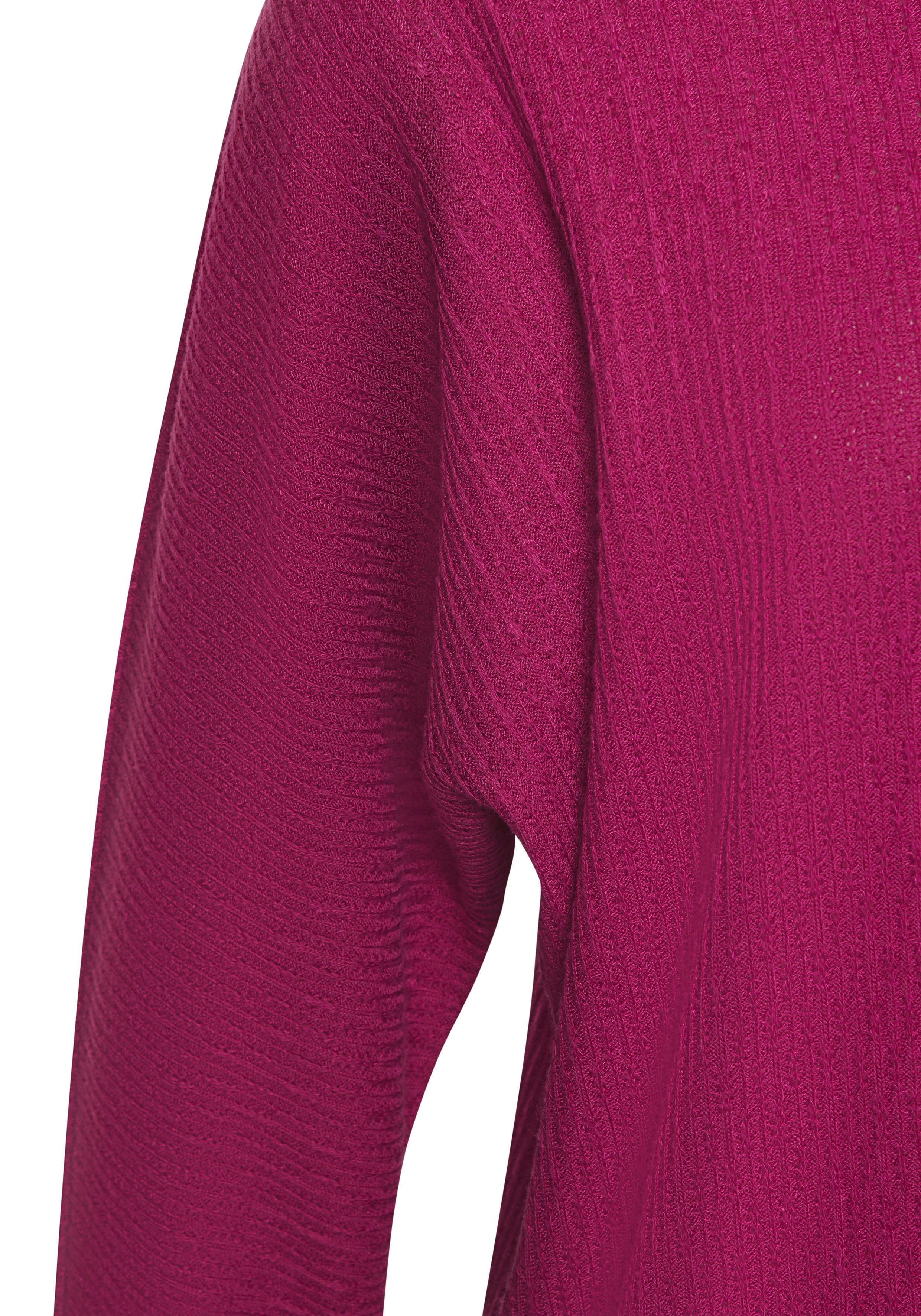 Vivance Langarmshirt in modischer Struktur-Optik aus pflegeleichter Strickqualität mit Viskose
