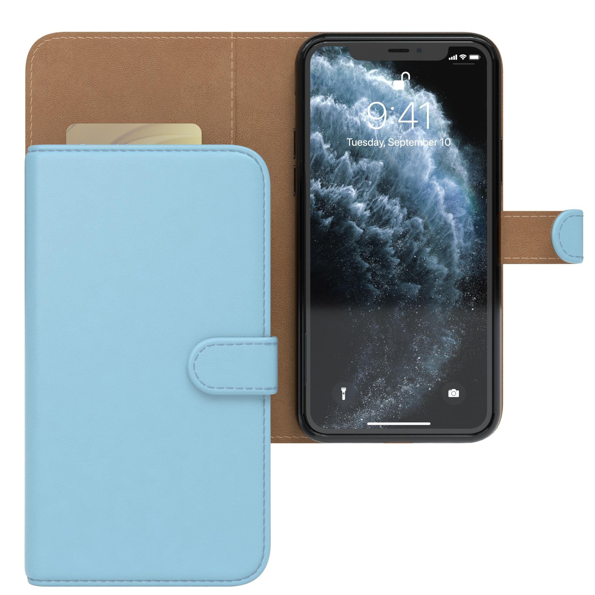 EAZY CASE Handyhülle Bookstyle Farbig für Apple iPhone 11 Pro, Schutzhülle mit Standfunktion Kartenfach Handytasche aufklappbar Etui
