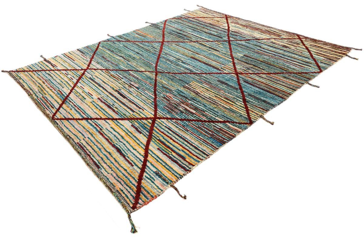 Orientteppich Berber Maroccan Design 25 Höhe: 236x307 mm Moderner rechteckig, Trading, Orientteppich, Nain Handgeknüpfter