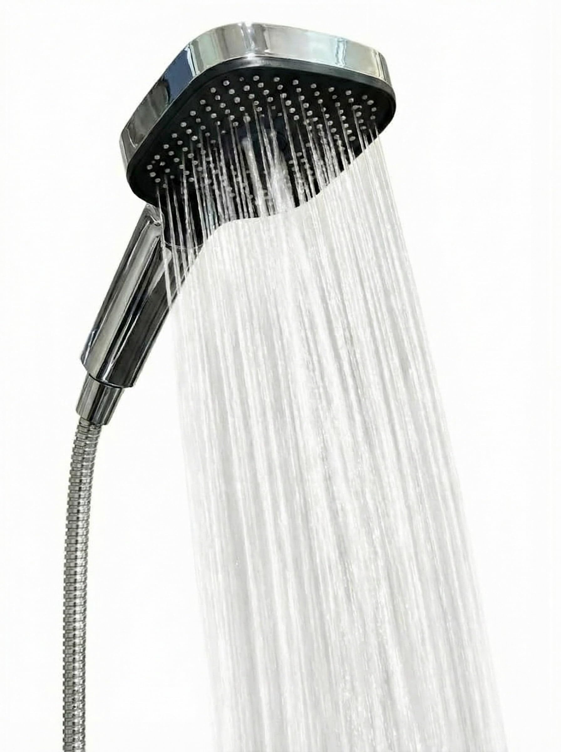 GarveeMore Regenduschkopf Duschset mit XXL‑Regenduschkopf 25cm, Handbrause & Ablage, (Set, XXL‑Regenduschkopf 25 cm mit 360°‑Schwenkfunktion), 3+1‑Funktion Handbrause inkl. Jet‑Reinigungsmodus