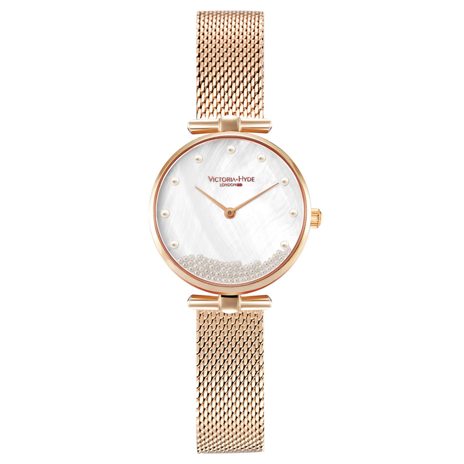 Victoria Hyde Quarzuhr Victoria Hyde Pearl Damen Basic Mesh-Armband, (1-tlg., Kein Set)
