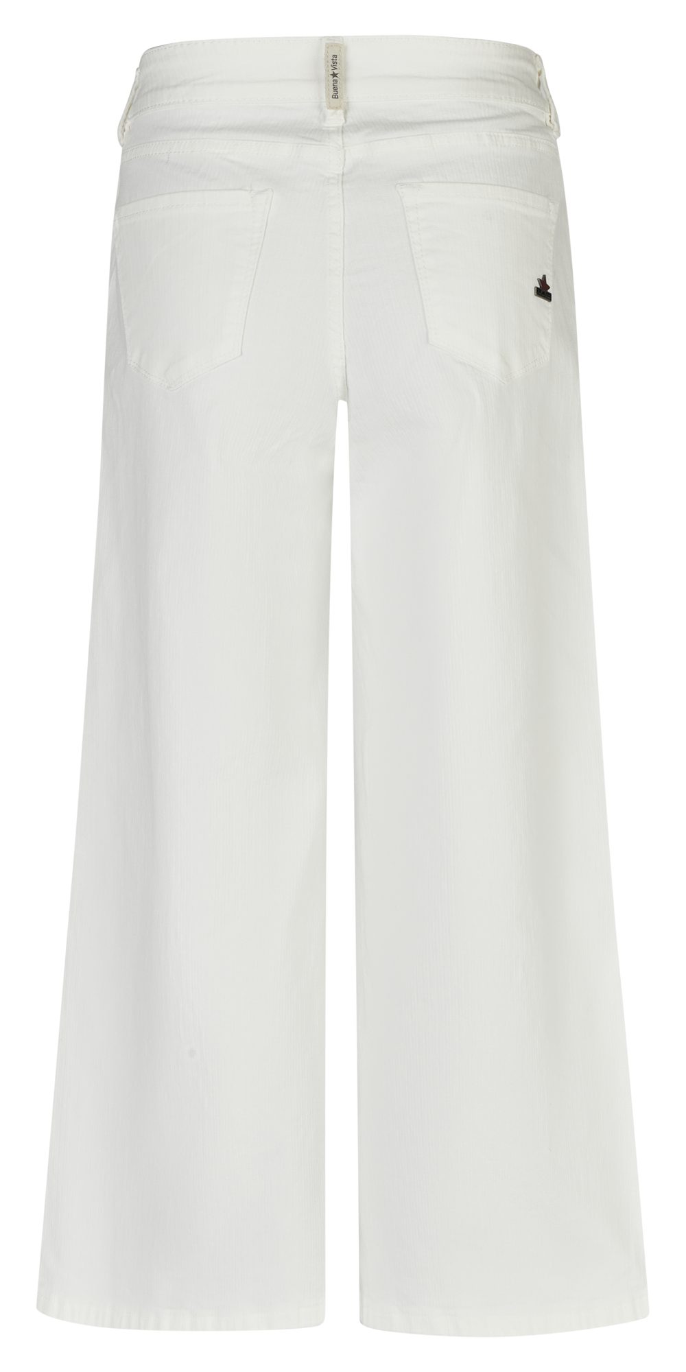 Buena Vista Palazzohose Italy Palazzo Stripe stretch - Wide Leg Hose Damen - weiße Hose