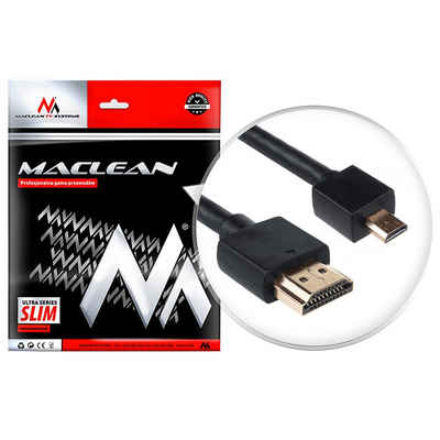 Maclean MCTV-721 HDMI-Kabel, (100 cm), Kabel HDMI - MicroHDMI v 1.4